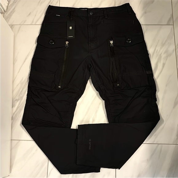Men’s G-Star Raw Long Pocket Zip Relaxed Tapered Cargo Pants